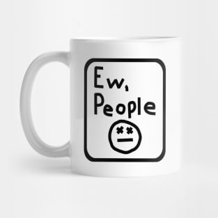 Black Line Ew People Frame Mug